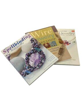 Jewelry Making Book Set of 3 Craft DIY Paperback instructional Bead and Wire